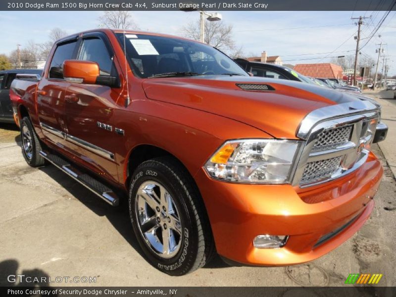 Sunburst Orange Pearl / Dark Slate Gray 2010 Dodge Ram 1500 Big Horn Crew Cab 4x4