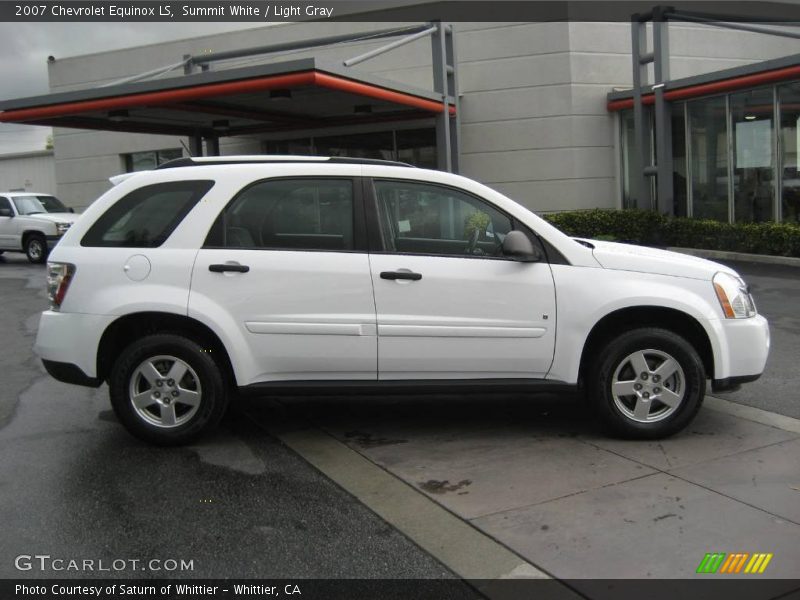 Summit White / Light Gray 2007 Chevrolet Equinox LS