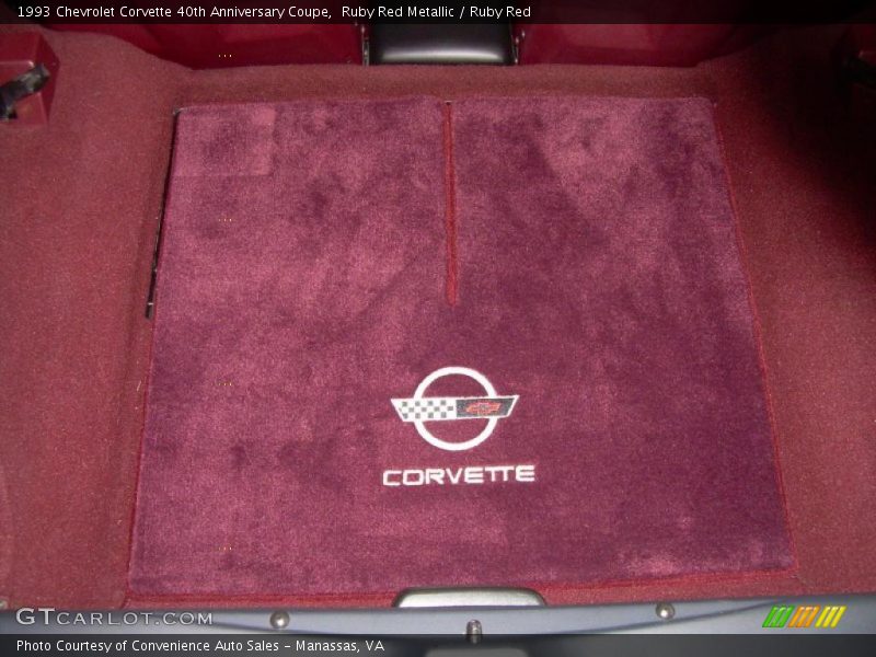 Ruby Red Metallic / Ruby Red 1993 Chevrolet Corvette 40th Anniversary Coupe