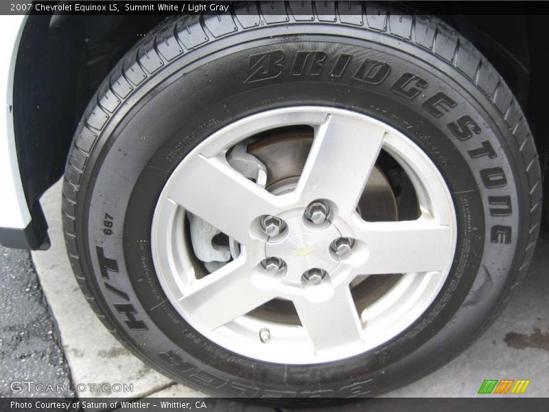 Summit White / Light Gray 2007 Chevrolet Equinox LS