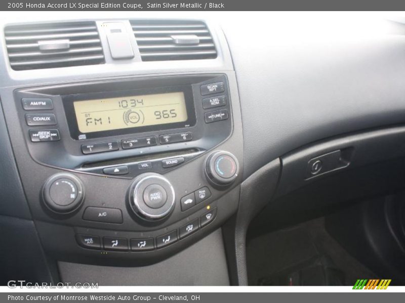 Satin Silver Metallic / Black 2005 Honda Accord LX Special Edition Coupe