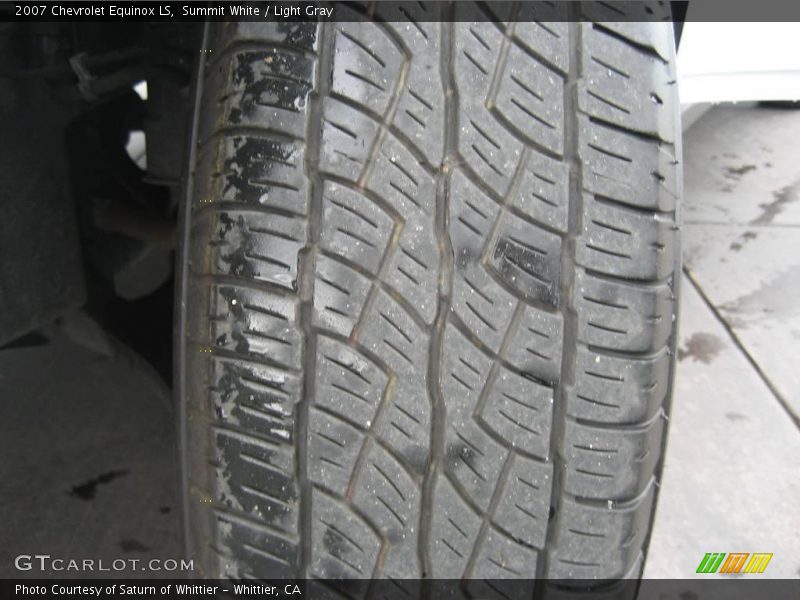 Summit White / Light Gray 2007 Chevrolet Equinox LS
