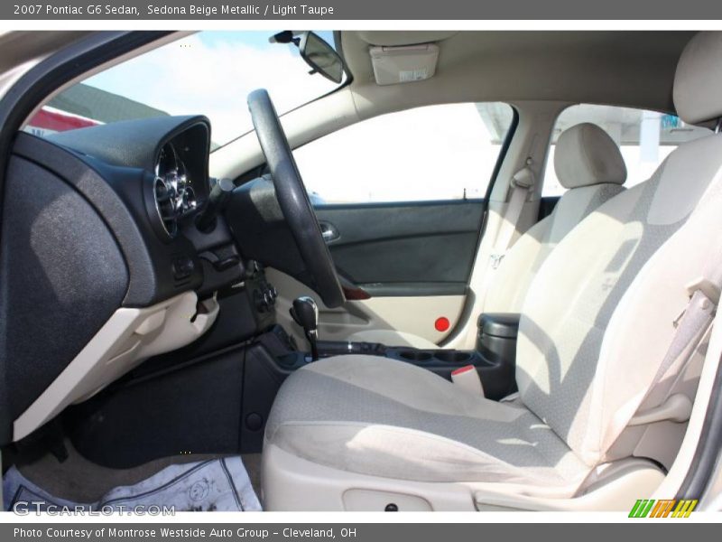 Sedona Beige Metallic / Light Taupe 2007 Pontiac G6 Sedan