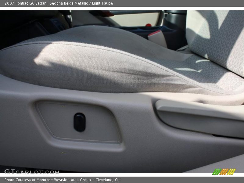 Sedona Beige Metallic / Light Taupe 2007 Pontiac G6 Sedan