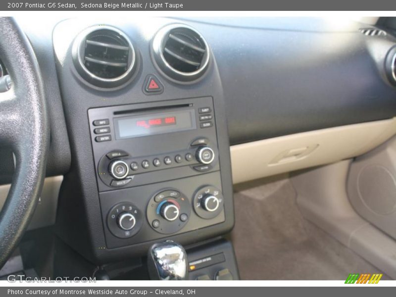 Sedona Beige Metallic / Light Taupe 2007 Pontiac G6 Sedan