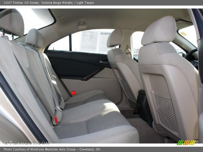 Sedona Beige Metallic / Light Taupe 2007 Pontiac G6 Sedan