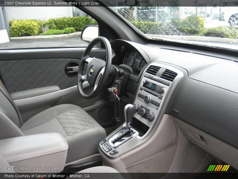 Summit White / Light Gray 2007 Chevrolet Equinox LS