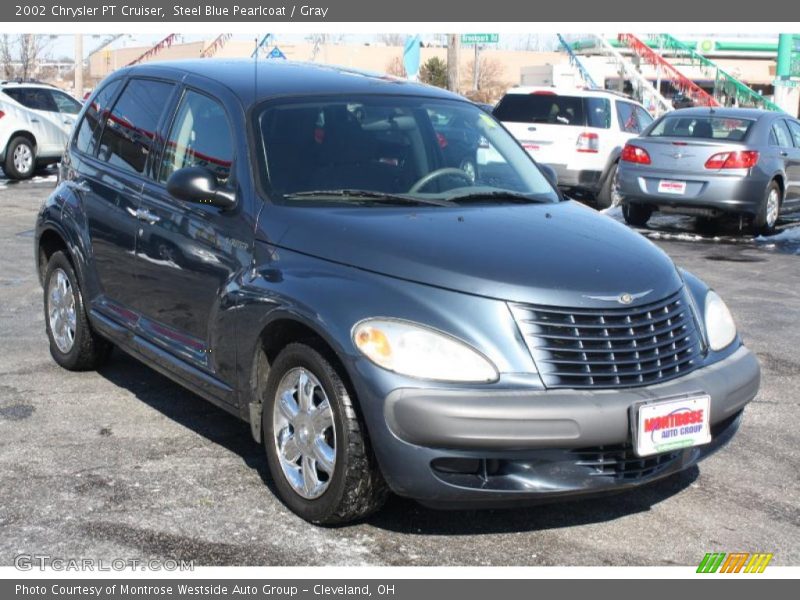 Steel Blue Pearlcoat / Gray 2002 Chrysler PT Cruiser