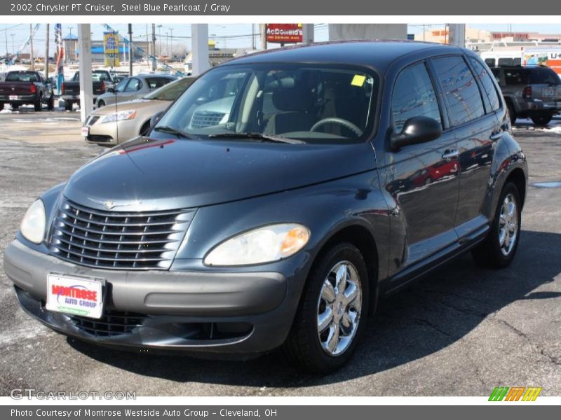 Steel Blue Pearlcoat / Gray 2002 Chrysler PT Cruiser