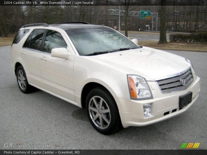 White Diamond Pearl / Light Neutral 2004 Cadillac SRX V8