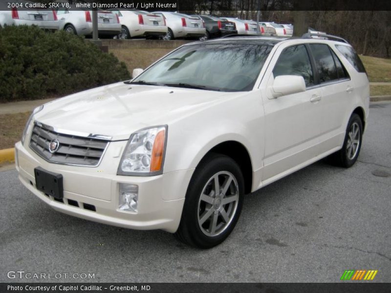 White Diamond Pearl / Light Neutral 2004 Cadillac SRX V8