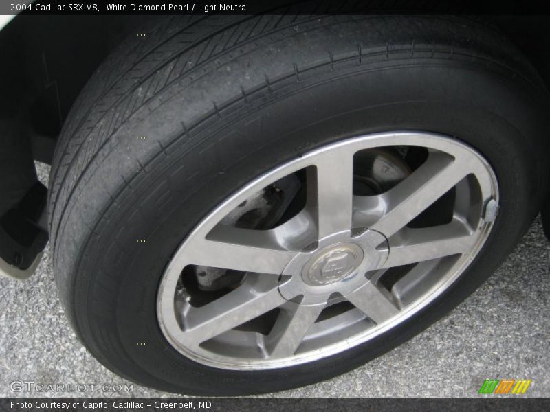 White Diamond Pearl / Light Neutral 2004 Cadillac SRX V8