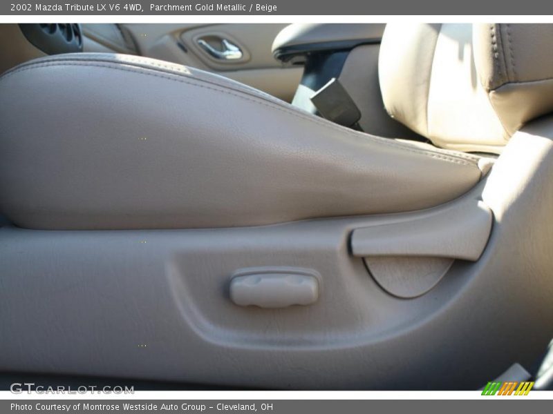 Parchment Gold Metallic / Beige 2002 Mazda Tribute LX V6 4WD