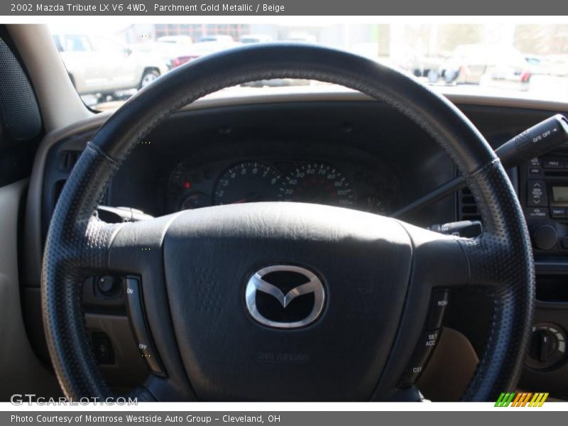 Parchment Gold Metallic / Beige 2002 Mazda Tribute LX V6 4WD