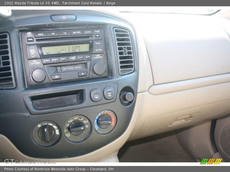 Parchment Gold Metallic / Beige 2002 Mazda Tribute LX V6 4WD