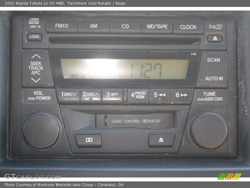 Parchment Gold Metallic / Beige 2002 Mazda Tribute LX V6 4WD