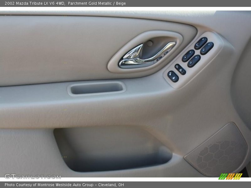 Parchment Gold Metallic / Beige 2002 Mazda Tribute LX V6 4WD