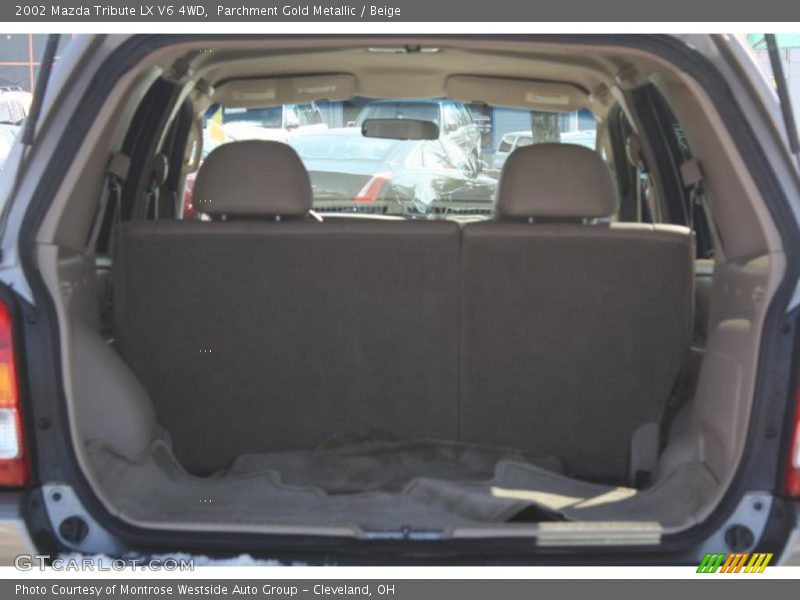 Parchment Gold Metallic / Beige 2002 Mazda Tribute LX V6 4WD