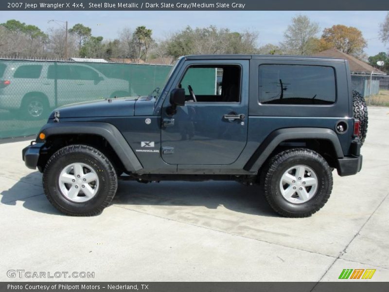  2007 Wrangler X 4x4 Steel Blue Metallic
