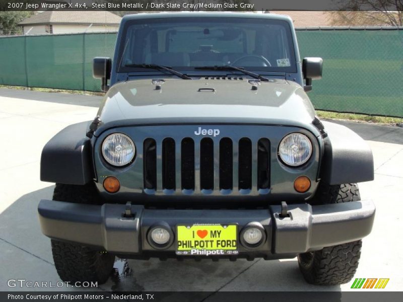 Steel Blue Metallic / Dark Slate Gray/Medium Slate Gray 2007 Jeep Wrangler X 4x4