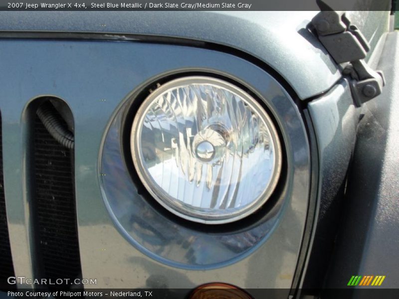 Steel Blue Metallic / Dark Slate Gray/Medium Slate Gray 2007 Jeep Wrangler X 4x4