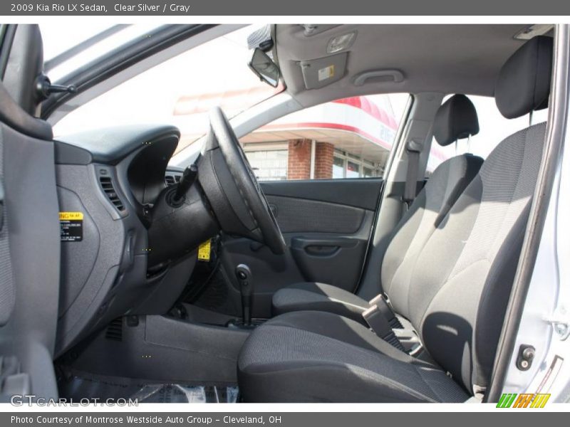 Clear Silver / Gray 2009 Kia Rio LX Sedan