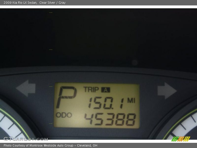 Clear Silver / Gray 2009 Kia Rio LX Sedan