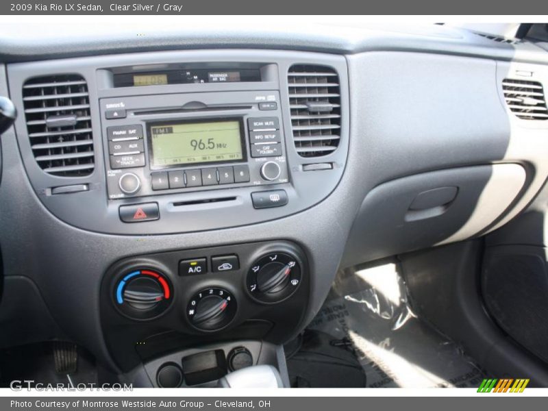 Clear Silver / Gray 2009 Kia Rio LX Sedan