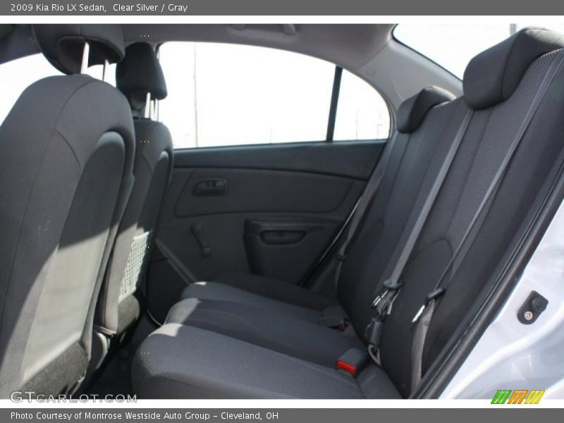 Clear Silver / Gray 2009 Kia Rio LX Sedan