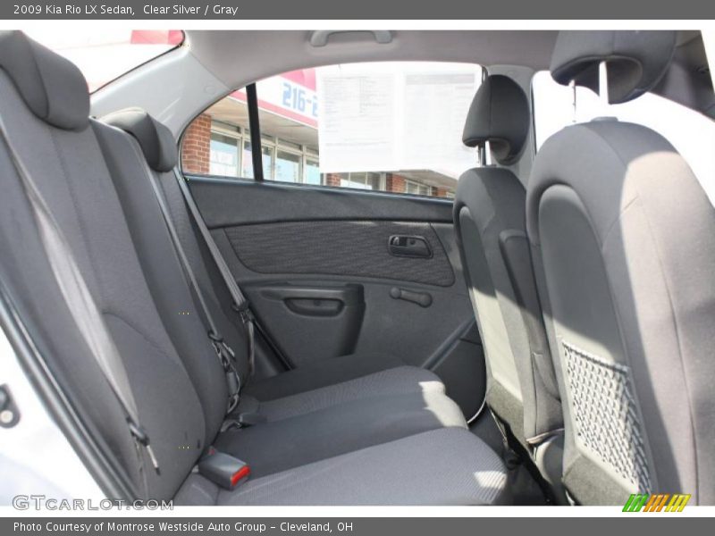 Clear Silver / Gray 2009 Kia Rio LX Sedan