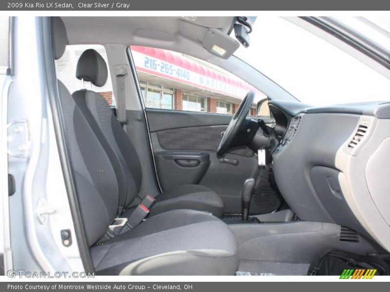 Clear Silver / Gray 2009 Kia Rio LX Sedan