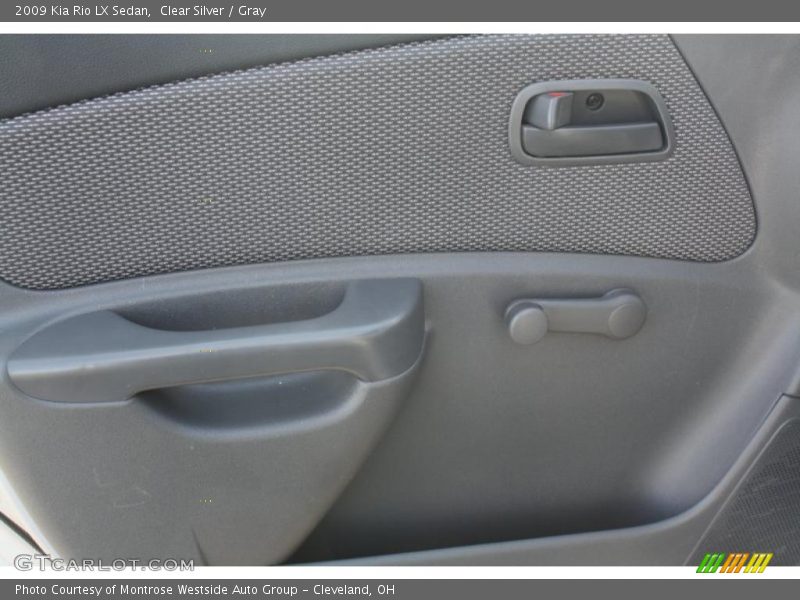 Clear Silver / Gray 2009 Kia Rio LX Sedan