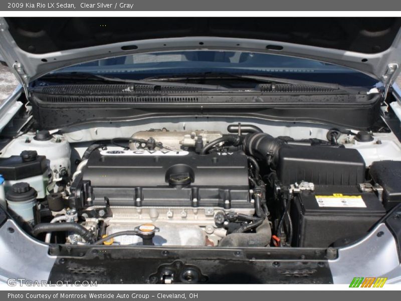 Clear Silver / Gray 2009 Kia Rio LX Sedan