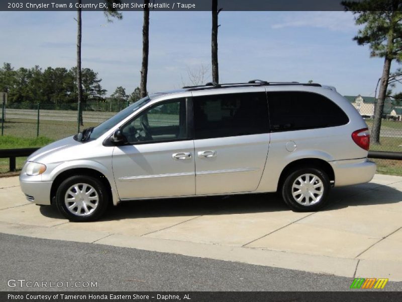 Bright Silver Metallic / Taupe 2003 Chrysler Town & Country EX