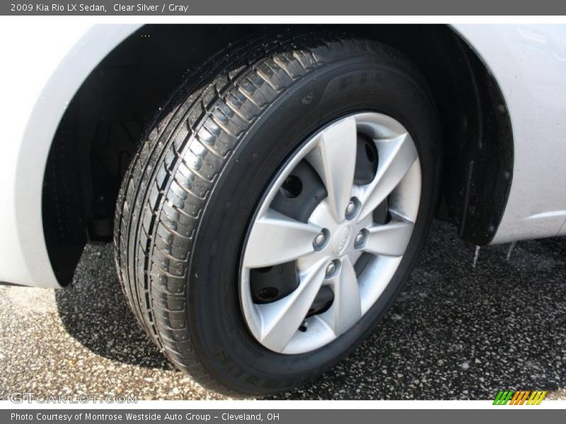 Clear Silver / Gray 2009 Kia Rio LX Sedan