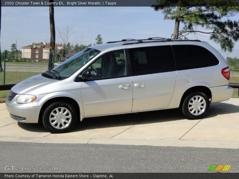 Bright Silver Metallic / Taupe 2003 Chrysler Town & Country EX