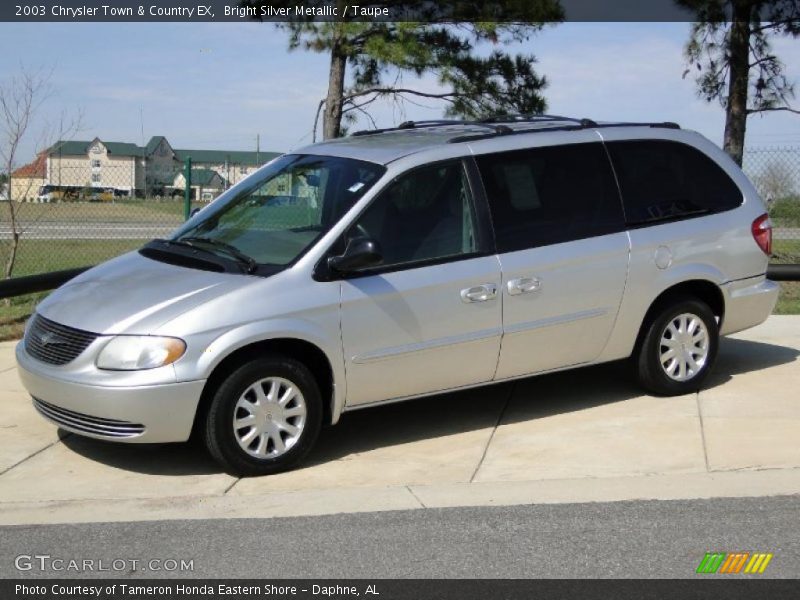Bright Silver Metallic / Taupe 2003 Chrysler Town & Country EX