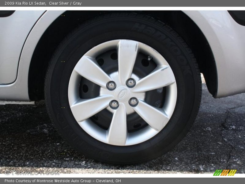 Clear Silver / Gray 2009 Kia Rio LX Sedan