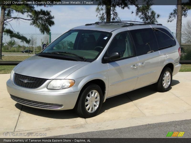 Bright Silver Metallic / Taupe 2003 Chrysler Town & Country EX