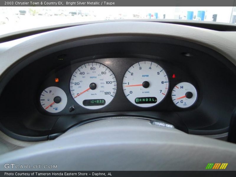 Bright Silver Metallic / Taupe 2003 Chrysler Town & Country EX