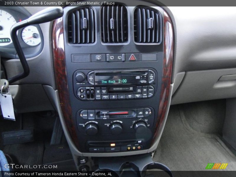 Bright Silver Metallic / Taupe 2003 Chrysler Town & Country EX