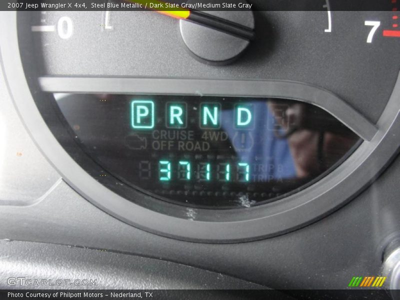 Steel Blue Metallic / Dark Slate Gray/Medium Slate Gray 2007 Jeep Wrangler X 4x4