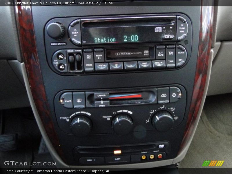 Bright Silver Metallic / Taupe 2003 Chrysler Town & Country EX
