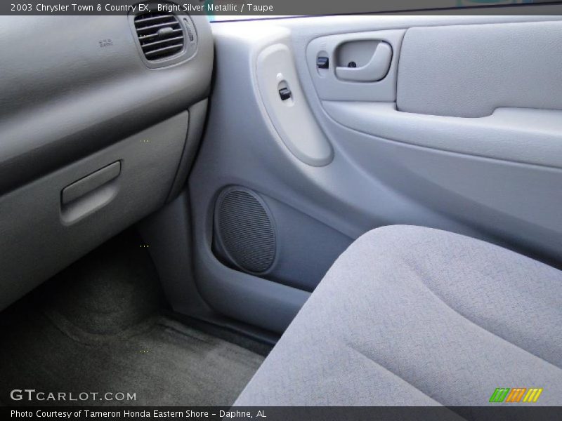 Bright Silver Metallic / Taupe 2003 Chrysler Town & Country EX