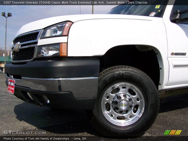 Summit White / Dark Charcoal 2007 Chevrolet Silverado 2500HD Classic Work Truck Extended Cab 4x4