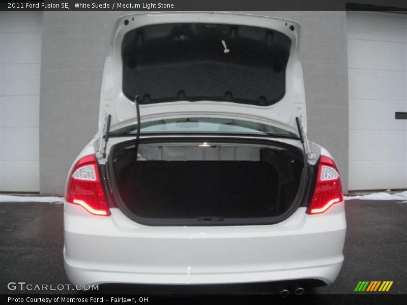 White Suede / Medium Light Stone 2011 Ford Fusion SE