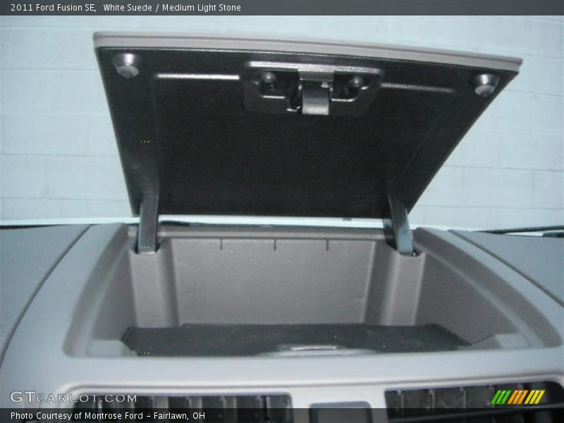 White Suede / Medium Light Stone 2011 Ford Fusion SE