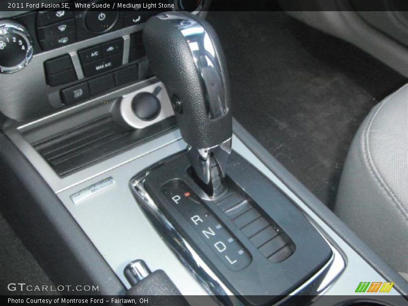 White Suede / Medium Light Stone 2011 Ford Fusion SE