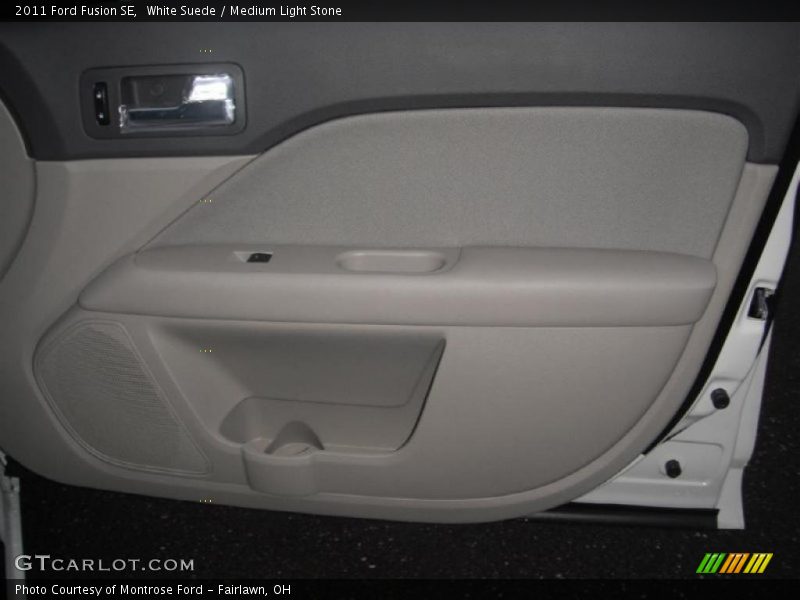 White Suede / Medium Light Stone 2011 Ford Fusion SE