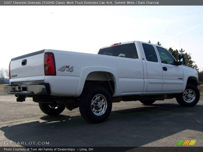 Summit White / Dark Charcoal 2007 Chevrolet Silverado 2500HD Classic Work Truck Extended Cab 4x4